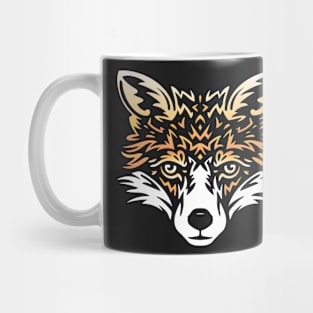 Tribal Tattoo Style Fox Mug